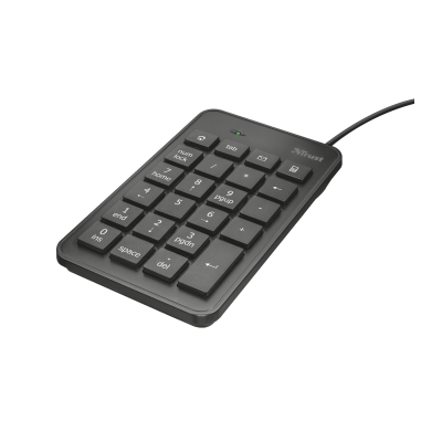 Trust 22221 teclado numérico PortátilPC USB Negro