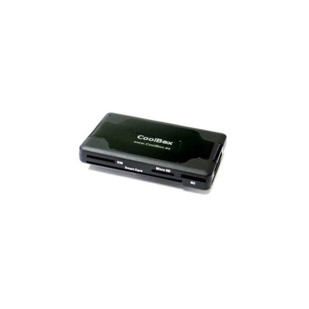 CoolBox CRE-065 lector de tarjeta Negro USB 2.0