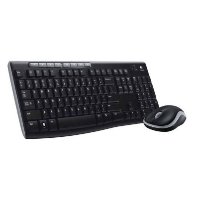 Logitech Wireless Combo MK270 teclado Ratón incluido USB QWERTY Español Negro