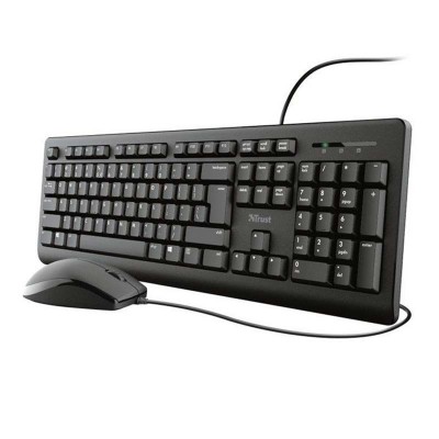 Trust TKM-250 teclado Ratón incluido USB Español Negro