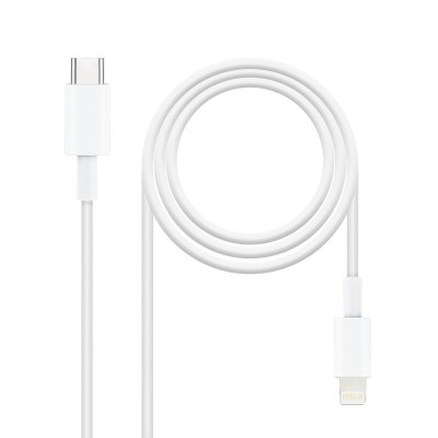 TooQ 10.10.0602 cable de conector Lightning 2 m Blanco