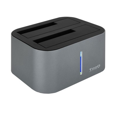 TooQ TQDS-805G base de conexión para disco duro USB 3.2 Gen 1 (3.1 Gen 1) Type-B Aluminio