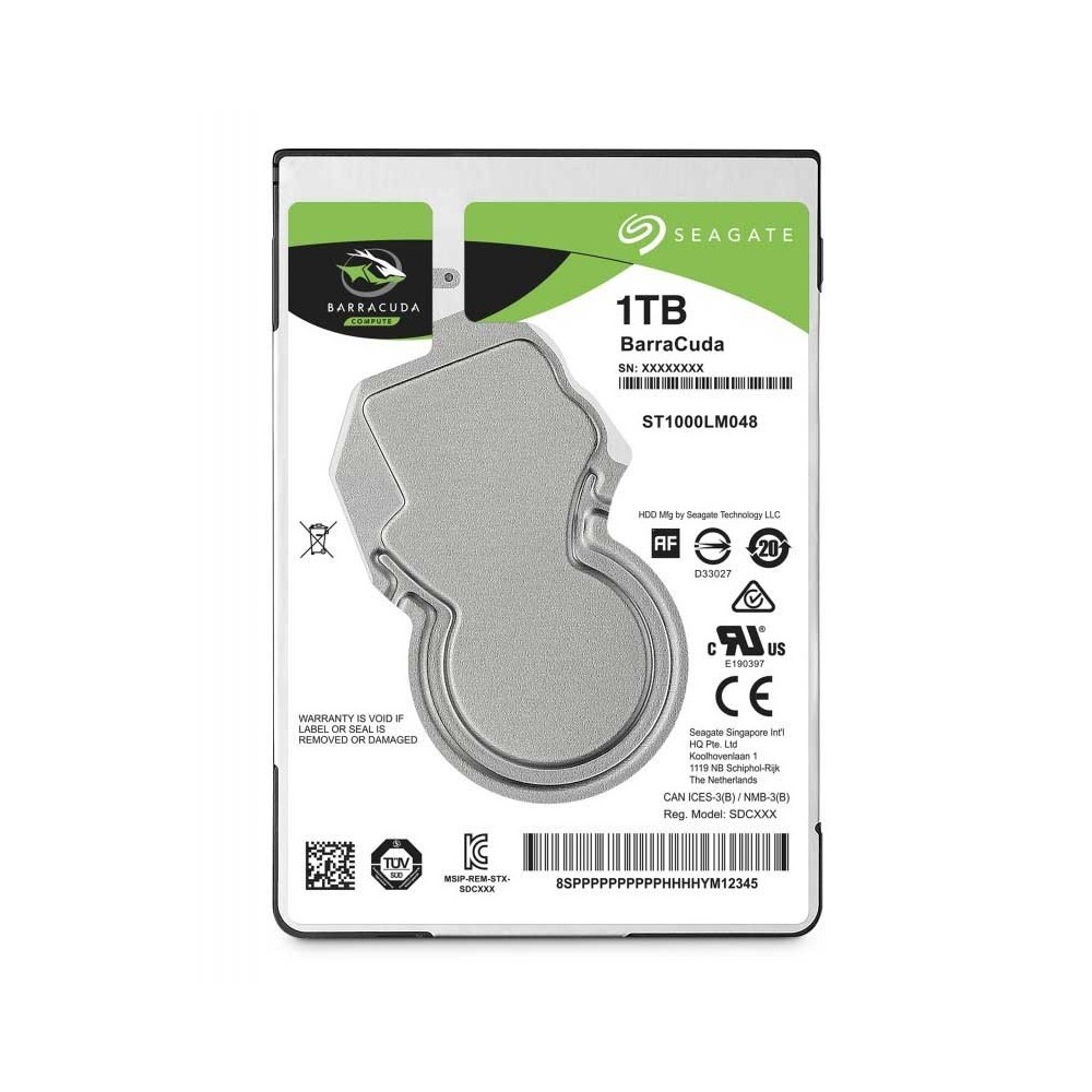 Seagate Barracuda 2.5" 1 TB Serial ATA 3