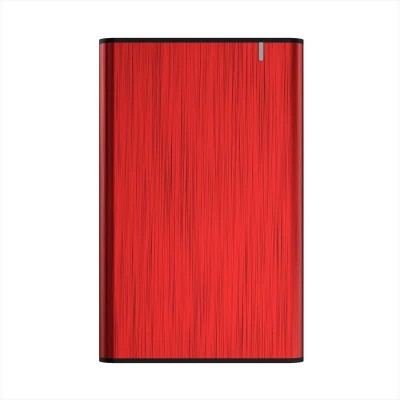 AISENS Caja Externa 2,5" ASE-2525RED 9.5mm SATA a USB 3.0USB3.1 Gen1, Rojo