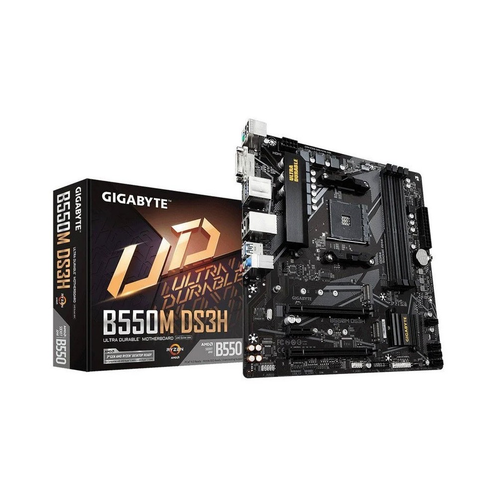 Gigabyte B550M DS3H AMD Zócalo AM4 micro ATX