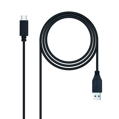 Nanocable Cable USB 3.1 Gen2 10Gbps 3A, tipo USB-CM-AM, negro, 1.5 m