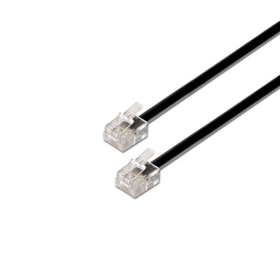 AISENS A143-0319 cable telefónico 2 m Negro