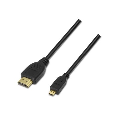 AISENS A119-0117 cable HDMI 1,8 m HDMI tipo A (Estándar) HDMI tipo D (Micro) Negro