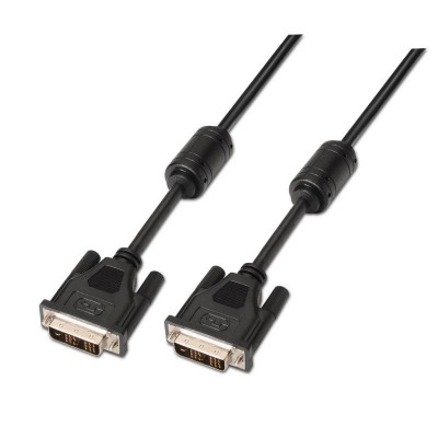 AISENS A117-0088 cable DVI 5 m DVI-D Negro