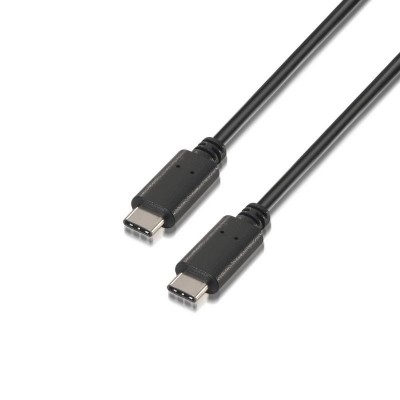 AISENS A107-0057 cable USB 2 m USB 2.0 USB C Negro