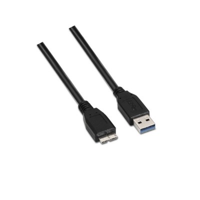 AISENS A105-0043 cable USB 1 m USB 3.2 Gen 1 (3.1 Gen 1) USB A Micro-USB B Negro