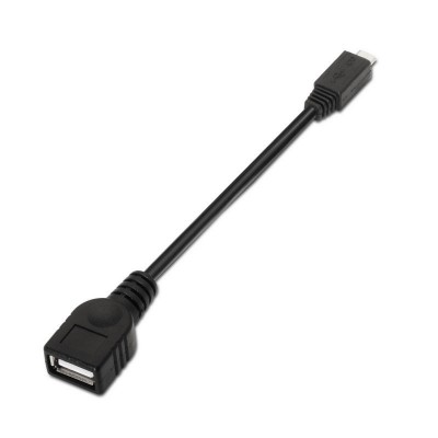 AISENS A101-0031 cable USB 0,15 m USB 2.0 USB A Micro-USB B Negro