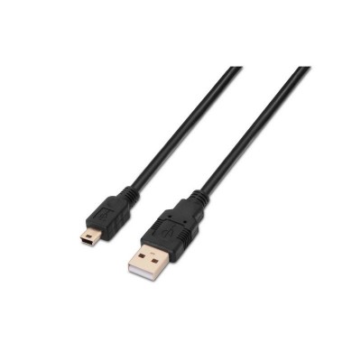 AISENS A101-0025 cable USB 1,8 m USB 2.0 USB A Mini-USB B Negro