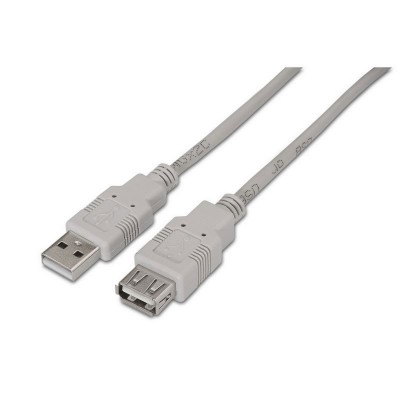 AISENS A101-0012 cable USB 1 m USB 2.0 USB A Beige