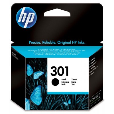 HP Cartucho de tinta original 301 negro