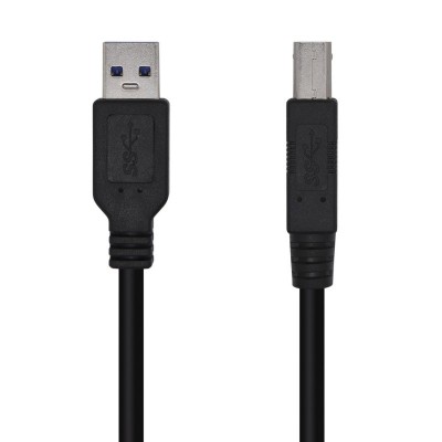 AISENS Cable USB 3.0 Impresora Tipo AM-BM, Negro, 2.0m