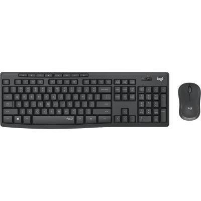 Logitech MK295 Silent Wireless Combo teclado Ratón incluido USB QWERTY Español Grafito