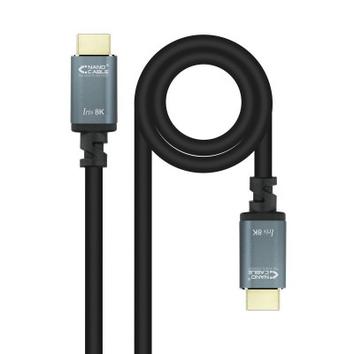 Nanocable Cable HDMI 2.1 IRIS 8K AM-AM, Negro, 1.5 m