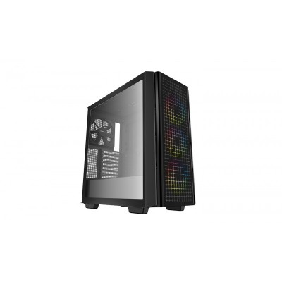 DeepCool CG540 ARGB Cristal templado frontal y lateral