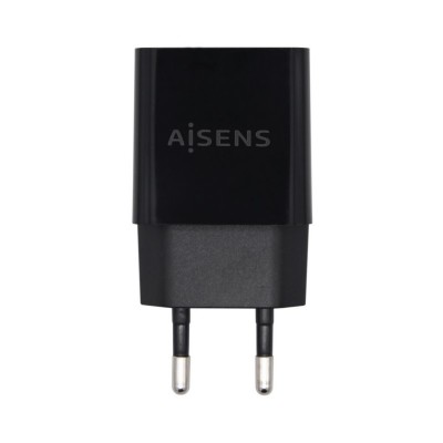 AISENS Cargador USB 10W Alta Eficiencia, 5V2A, Negro