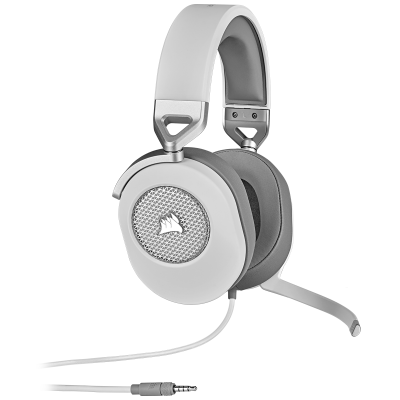 Corsair HS65 SURROUND Auriculares Alámbrico De mano Juego Blanco