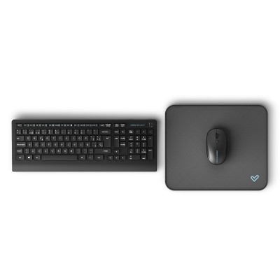 Energy Sistem Office Wireless Set 3 Silent teclado Ratón incluido RF inalámbrico QWERTY Español Negro