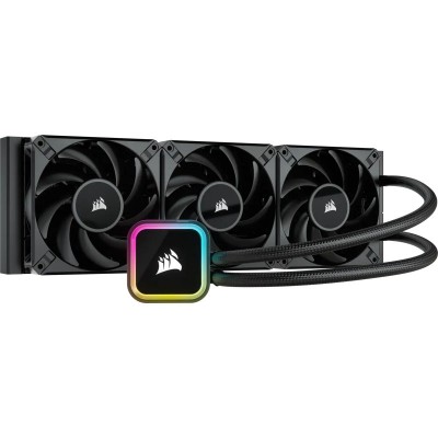 Corsair iCUE H150i RGB ELITE Procesador Sistema de refrigeración líquida todo en uno 12 cm Negro 1 pieza(s)