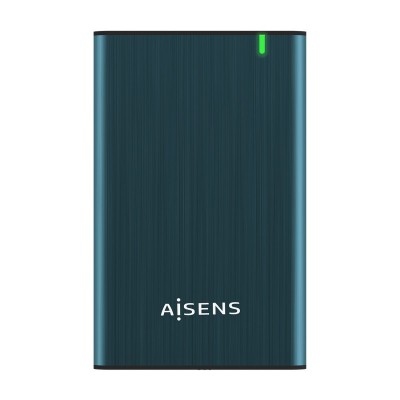 AISENS Caja Externa 2.5" ASE-2525PB 9.5 mm SATA A USB 3.0USB 3.1 Gen1, Azul Pacifico