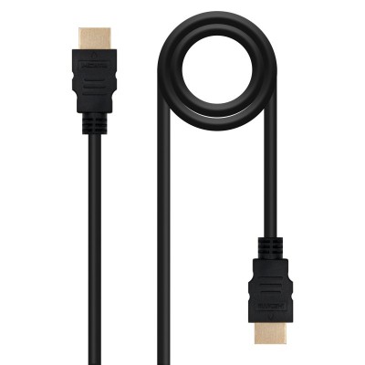 Nanocable Cable HDMI V1.4 Alta Velocidad  HEC), AM-AM, Negro, 1 m