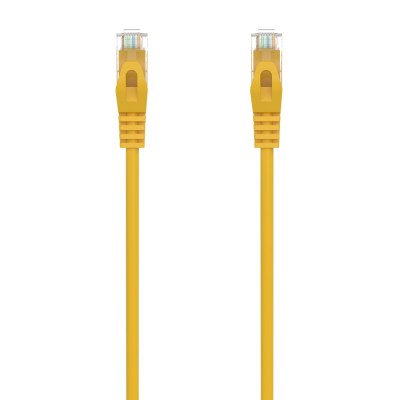 AISENS Cable de Red Latiguillo RJ45 LSZH Cat.6A 500 Mhz UTP AWG24, Amarillo, 1.5M