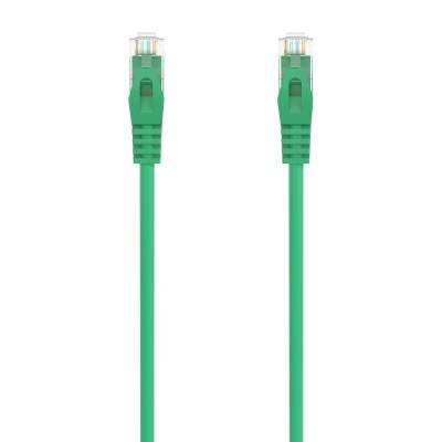 AISENS Cable de Red Latiguillo RJ45 LSZH Cat.6A 500 Mhz UTP AWG24, Verde, 30CM