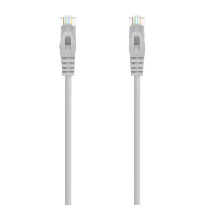 AISENS Cable de Red Latiguillo RJ45 LSZH Cat.6A 500 Mhz UTP AWG24, Gris, 30CM