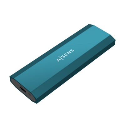 AISENS Caja Externa M.2 (NGFF) ASM2-019BLU SATANVMe a Usb3.1 Gen2, Azul