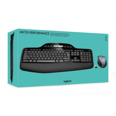 Logitech MK710 Performance teclado Ratón incluido RF inalámbrico QWERTY Español Negro