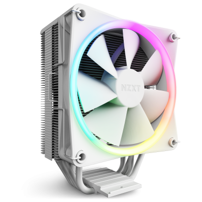 NZXT T120 RGB Procesador Refrigerador de aire 12 cm Blanco 1 pieza(s)