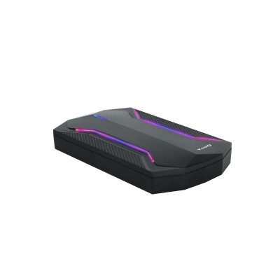 TooQ TQE-2599RGB caja para disco duro externo Carcasa de disco duroSSD Negro 2.5"