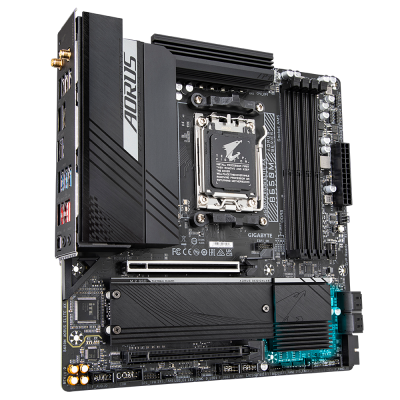 Gigabyte B650M AORUS ELITE AX placa base AMD B650 Zócalo AM5 micro ATX