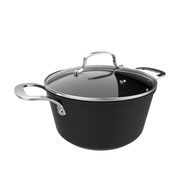 Cecotec 01126 cacerola 4,7 L Alrededor Negro, Plata