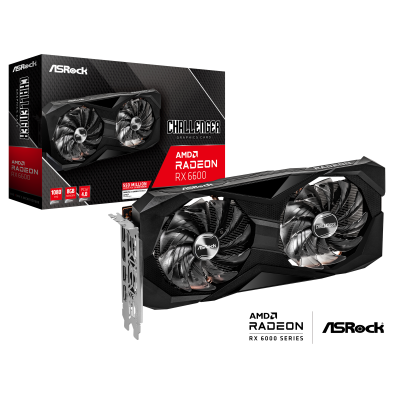 Asrock Challenger RX6600 CLD 8G AMD Radeon RX 6600 8 GB GDDR6