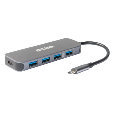 D-Link DUB-2340 hub de interfaz USB Tipo C 5000 Mbits Gris