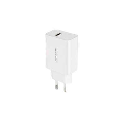 Nanocable Cargador USB, 5V2.1A, Blanco