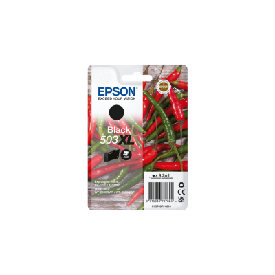 Epson 503XL cartucho de tinta 1 pieza(s) Compatible Alto rendimiento (XL) Negro