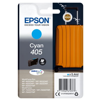 Epson Singlepack Cyan 405 DURABrite Ultra Ink