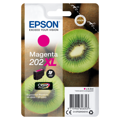 Epson Kiwi Singlepack Magenta 202XL Claria Premium Ink