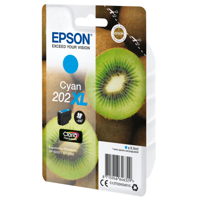 Epson Kiwi Singlepack Cyan 202XL Claria Premium Ink