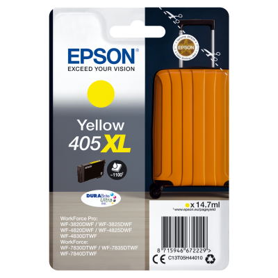 Epson Singlepack Yellow 405XL DURABrite Ultra Ink