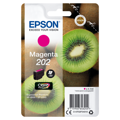 Epson Kiwi Singlepack Magenta 202 Claria Premium Ink