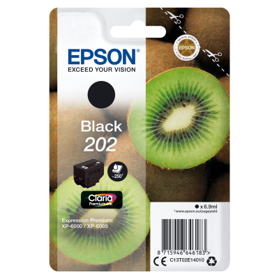 Epson Kiwi Singlepack Black 202 Claria Premium Ink