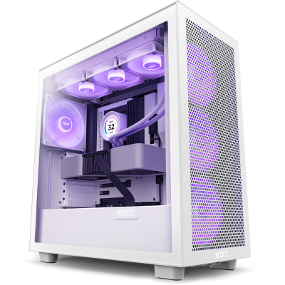 NZXT H7 Flow RGB Midi Tower Blanco