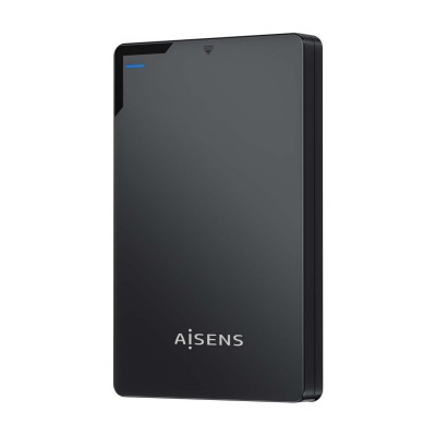 AISENS Caja Externa 2,5″ 9.5mm SATA a USB 3.0USB3.1 Gen1, Negra